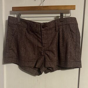 Elegant Brown Women's Shorts